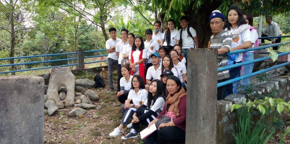 Field trip to Ao Historical site at Chungliyimti Village